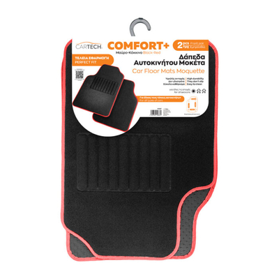 Cartech Μοκέτα Comfort Κόκκινο 2 τμχ (10387)