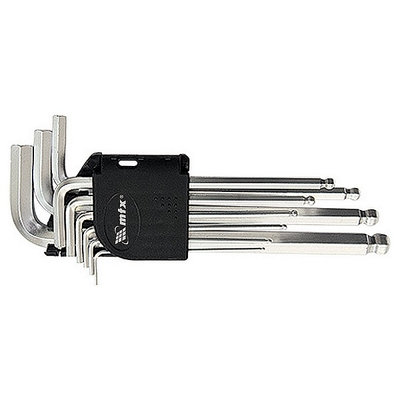 Κλειδιά Άλλεν μπίλιας CrV σετ 9 τεμ. 1.5-10mm Mtx 112339