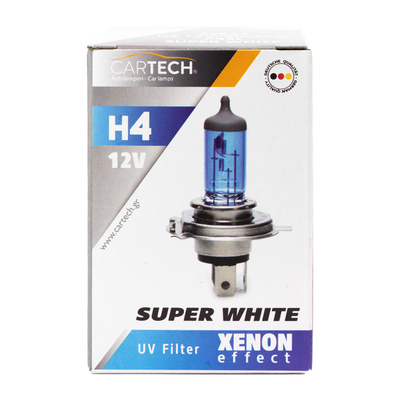 ΛΑΜΠΑ H4 – 12V/60/55W – P43t SUPER WHITE TMX