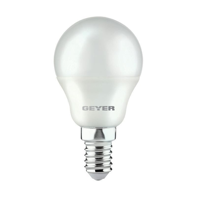 Λάμπα LED Σφαιρική G45 5W 3000K 470lm E14 GEYER (LGLWE145E)
