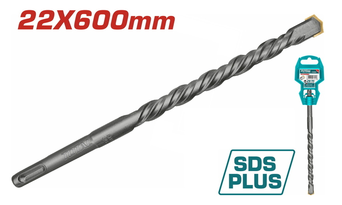 TOTAL ΔΙΑΜΑΝΤΟΤΡΥΠΑΝΟ SDS-PLUS 22 X 600mm (TAC312206)
