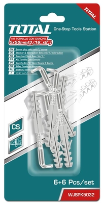 TOTAL ΣΕΤ ΣΤΡΑΒΟΚΑΡΦΑ ΒΙΔΩΤΑ ΜΕ ΒΙΣΜΑΤΑ 5mm (WJSPK5032)