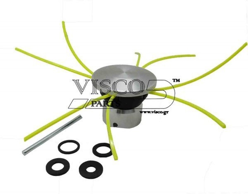Visco Parts ΚΕΦ-13 Αλουμινίου Κεφαλή Μεσινέζας 4 Εξόδων – Heavy Duty για Χορτοκοπτικά