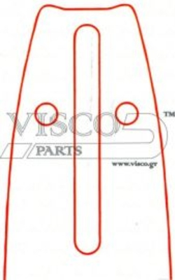Visco Parts Λάμα Αλυσοπρίονου Carving 10″ (25cm) – 1/4″ – 0.50″ (1.3mm) – 60 Οδηγοί (10-50)