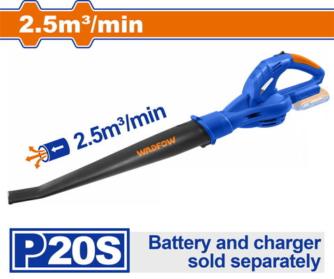 WADFOW ΦΥΣΗΤΗΡΑΣ ΚΗΠΟΥ ΜΠΑΤ. Li-ion 20V ΧΩΡΙΣ ΜΠΑΤΑΡΙΑ &amp; ΦΟΡΤΙΣΤΗ (WBL1525)
