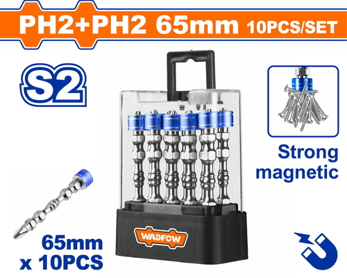 WADFOW ΣΕΤ ΜΥΤΕΣ ΜΑΓΝ. ΔΙΠΛΕΣ ΡΗ2 + ΡΗ2 65mm 10ΤΕΜ (WSV3B01)